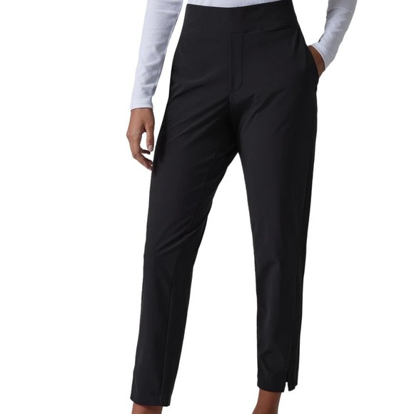 🆕Athleta Brooklyn ANKLE Pant in Black Current Season Size 6 - Picture 2 of 9